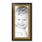 ArtToFrames 16x32" Matted Picture Frame with 12x28" Single Mat Photo Opening Framed in 1.25" Black and 2" Mat (FWM-3926-16x32)